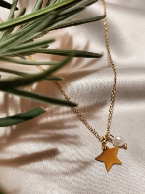 Star x Pearl ogrlica