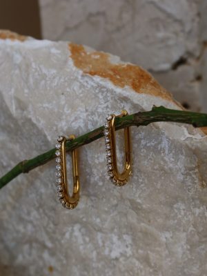 Omega Sparkle Earrings
